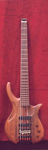 AESTHETICAL 5 (Semi-hollow Electric 5 String Bass)